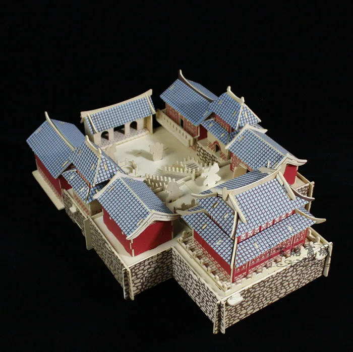Деревянная 3D модель сделай сам головоломка игрушка подарок для ребенка ручная