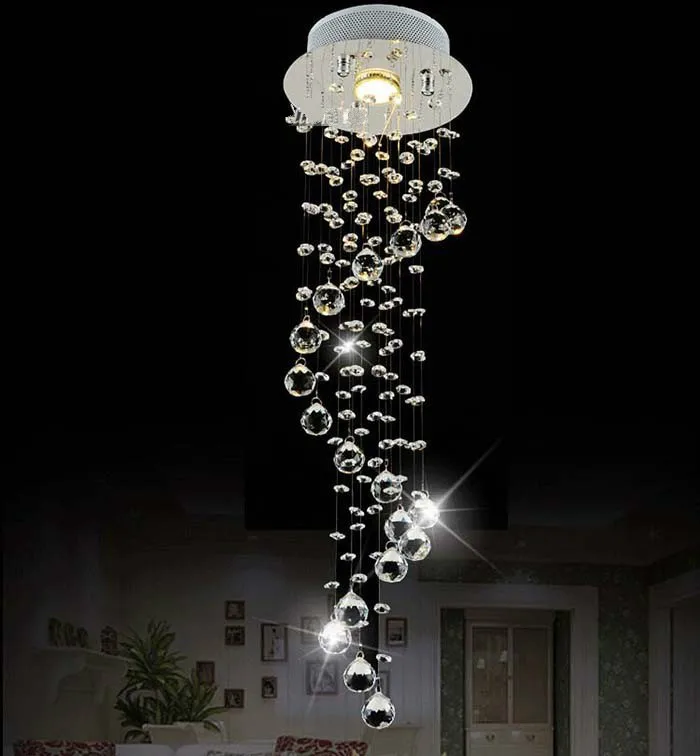 Ceiling Light Pendant Lamp Crystal Chandelier Lighting Fixture Home Decor Modern