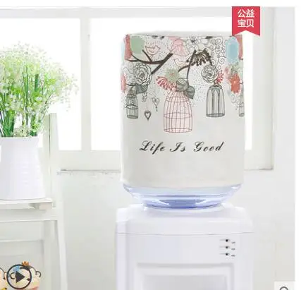 Water dispenser cover printing bucket dust cover Korean version of the pastoral modern minimalist water dispenser