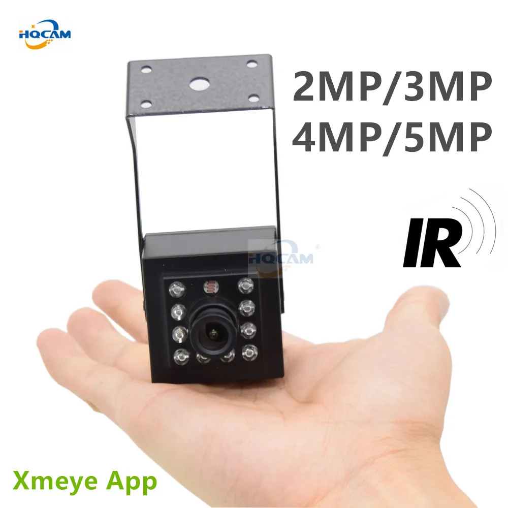 

HQCAM 5MP 4MP 3MP 2MP Onvif mini IP Camera Infrared night vision Camera audio Microphone H.265 Low Storage 5MP webcam Xmeye APP