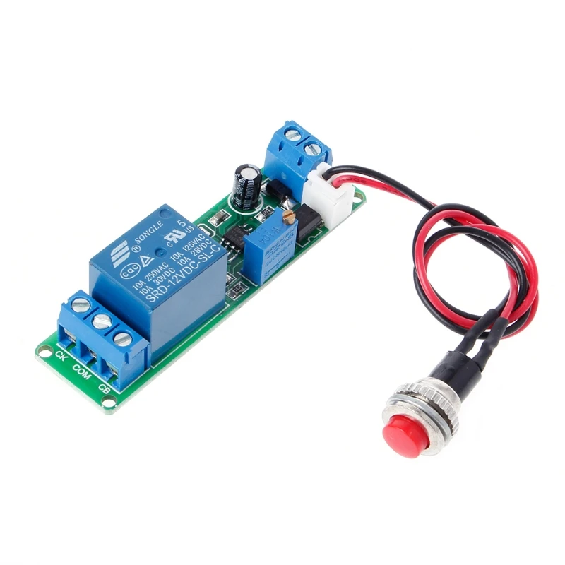 

DC 12V Timing Timer Delay Turn OFF Switch Relay Module 1~10s Adjustable