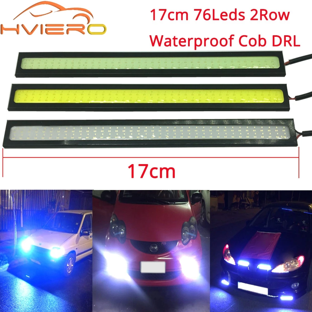 Дневные ходовые огни 17 см 2 ряда 76 светодиодов|lamp car|car lampexternal lights |