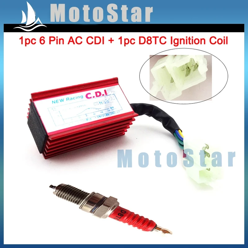 CDI Ignition Spark Plug For CG 125cc 150cc 200cc 250cc Pit Dirt Bike ATV Quad