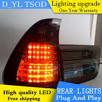 

D_YL Car Styling for BMW X5 smoke black Rear Lights 1998-2003 for BMW X5 LED Tail Light Altis Rear Lamp DRL+Brake+Park+Signal