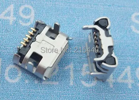 Хорошее качество 100 шт микро 5pin usb разъем 4 85 расстояние для многих мобильных