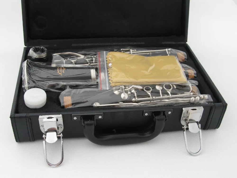 brand Bu ffet high quaity new woodwind black wood Key C Silver