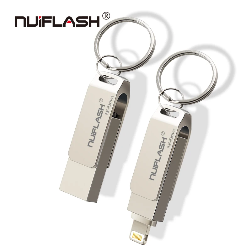 USB 3,0 USB флэш-накопитель 32 Гб микро Флешка 64 Гб 16 Гб 128 ГБ металлическая ручка-накопитель для iphone/ipad/pc/Android телефона