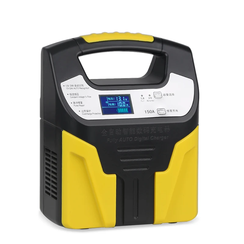 

Smart Charging For Lead-Acid Battery 10A 6A 3A 12v 24v Full Automatic Car Battery Charger 220V Charging Motorcycle Truck