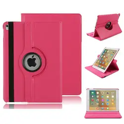 Для нового Apple iPad 9,7 2018 Smart Case, 360 Вращающийся PU кожаный чехол для iPad 2018 A1893 1954 складной чехол-книжка + ручка