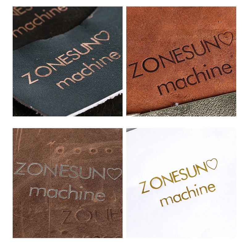 ZONESUN пользовательский латунный кожаный штамп DIY металлический фотографический