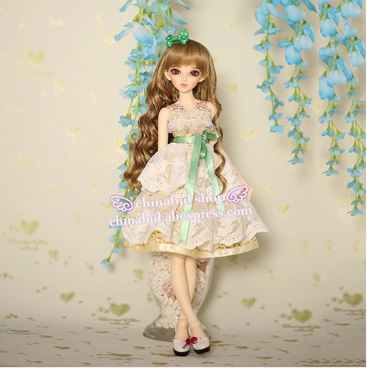 BJD одежда 1/4 юбка с цветочным рисунком для девочек BJD SD кукла для Minifee Fairyland Body YF4-103 кукла аксессуары