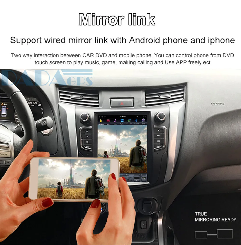Flash Deal 10.4"Android 7.1 Tesla Style Car Radio Player For NISSAN NP300 Navara 2014+ Stereo Multimedia GPS Map Navigation Head unit 10