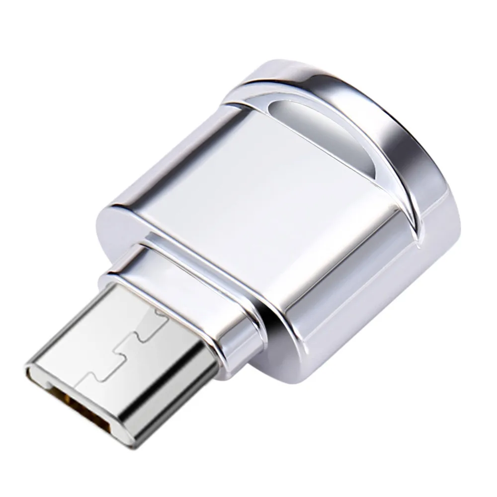 Сплав USB 3,1 Mirco USB Micro SD TF кард-ридер OTG адаптер для телефонов Android A30