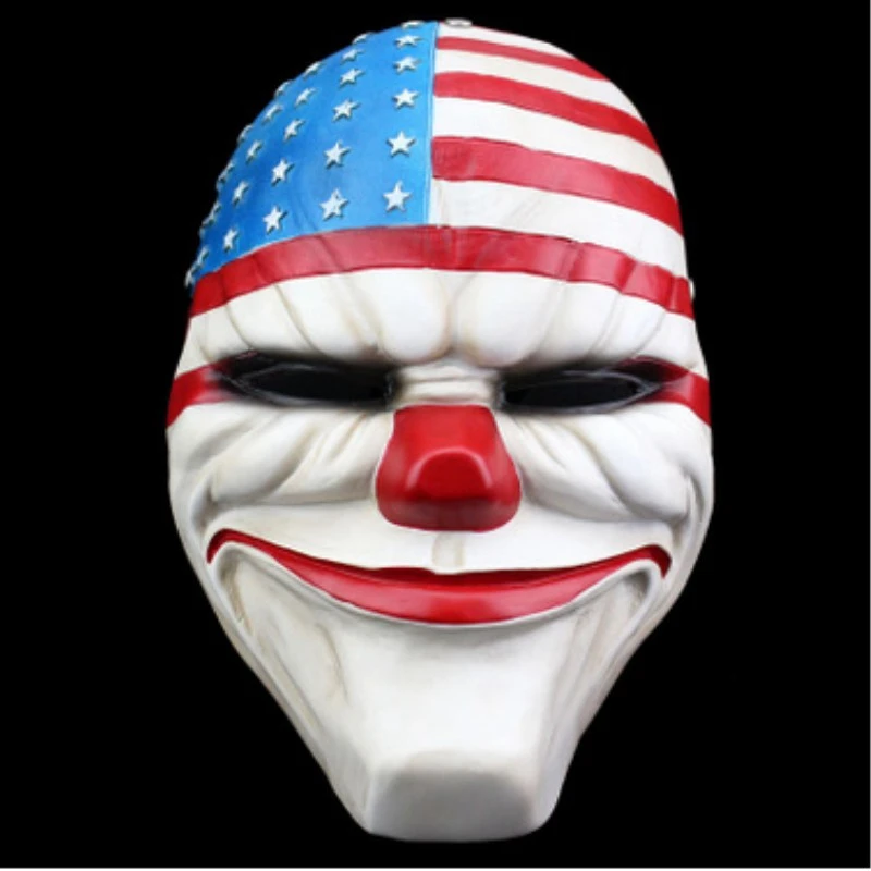 Payday2 маска талисман Далласа волка цепи Косплей хокстона Смола ужасная для