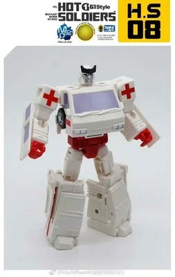 Трансформация циклона predaking WaveSound скорой помощи Sixshot брутикус вентиляторы игрушки MFT MF3 Shockwave MFT MF0 Megotroun Фигурки игрушки - Цвет: Ironhide 12cm