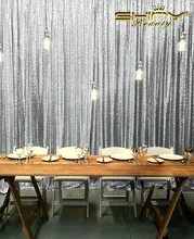 

9FTX9FT Silver Sequin Backdrops, Silver Sequin Fabric, Wedding Photo Booth, Drapes, Sequin Panels Background
