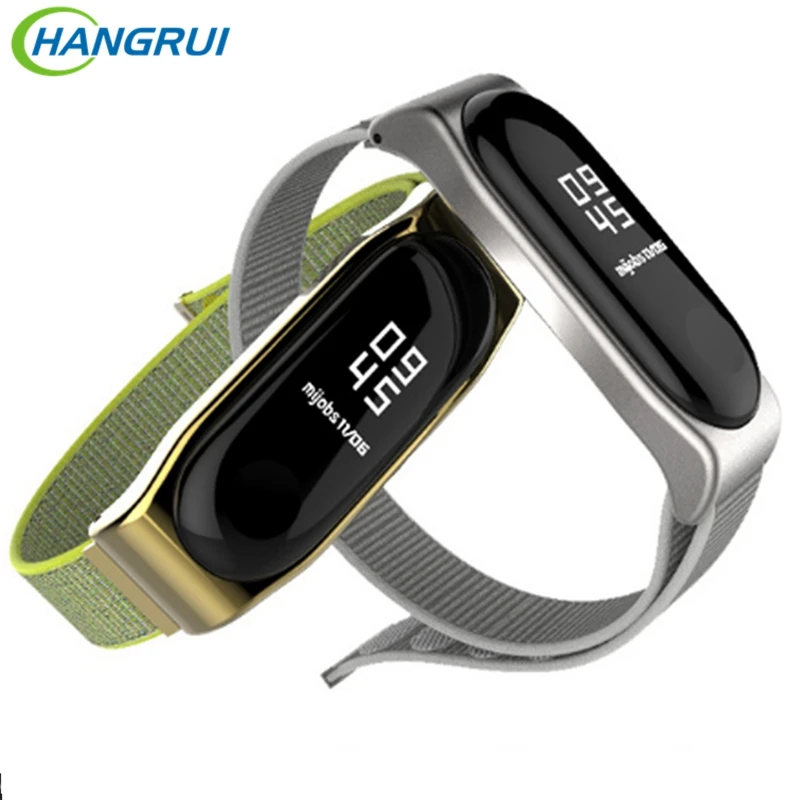 Mi Band 3 Strap For Bracelet nylon Silicone Wrist Band3 Smart Accessories | Электроника