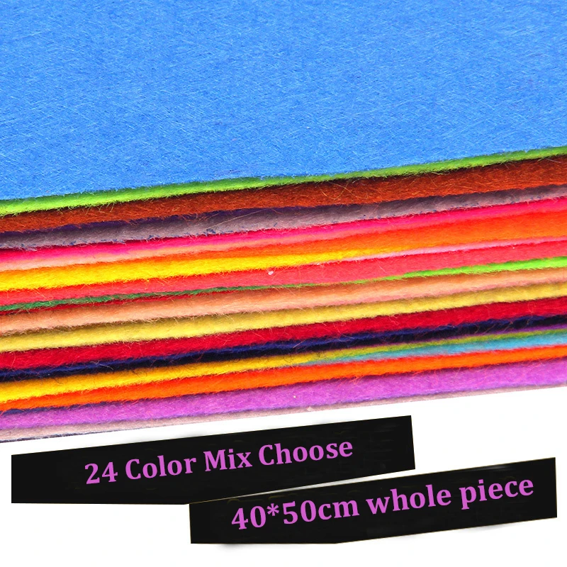 

40x50cm Nonwoven fabrics for patchwork Mix Color Sewing The Cloth Quilting Cotton Patches Fabric For Needlework Bedding Doll
