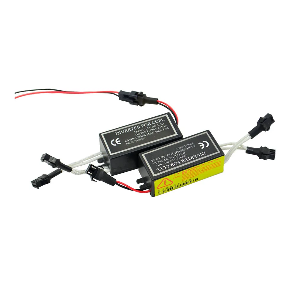 

2pcs CCFL driver inverter ignition power blocks for ccfl angel eyes E46 E39 E53 drl driver projector lens