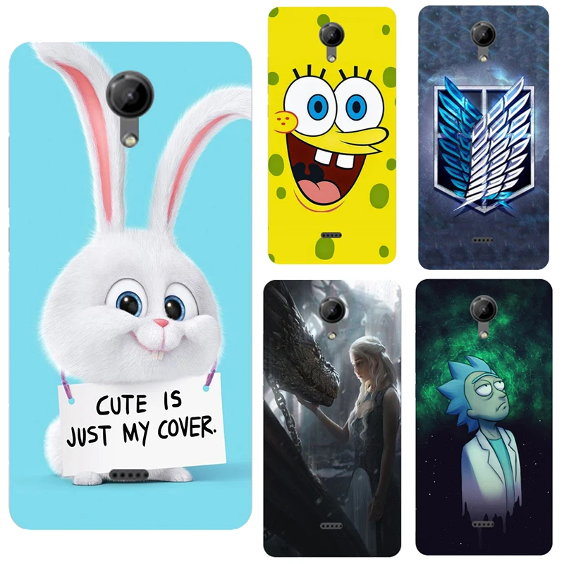 

Painted Case For Wiko Jerry 2 Case Silicone Soft TPU Cases For Wiko Jerry 2 Jerry2 Cover Wildflowers Cute Animal Bags 5.0 inch
