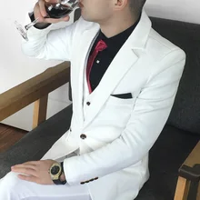 Плюс размер 5xl мужской костюм комплект торжественное платье Белый Жених Смокинги Женихи мужские свадебные костюмы для выпускного на заказ(пиджак+ брюки+ жилет