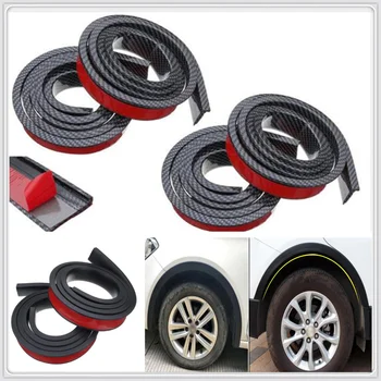 

4PCS black Car Fender Wheel Eyebrow Arch Protector Lip for Mercedes Benz GLS63 GLS GLE43 B55 Shooting S400 ML450 GLA CLK