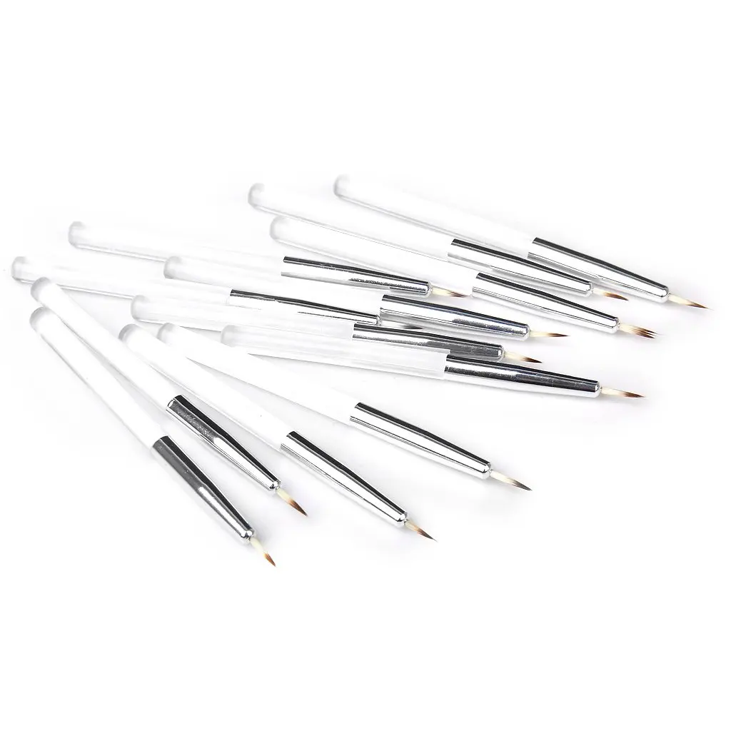 12Pcs Mini Eyeliner Lip Brushes Makeup Applicators Cosmetics Toolin
