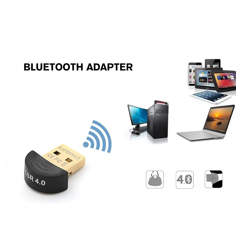 FDBRO беспроводной usb-адаптер Bluetooth CSR V4.0 мини беспроводной ключ музыкальный передатчик звука приемник для компьютера
