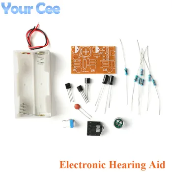 

Loudspeaker Kit DIY Electronic Hearing Aid Kits Loudspeaker DIY Parts Funny Electronic Training Welding Practice Board PCB