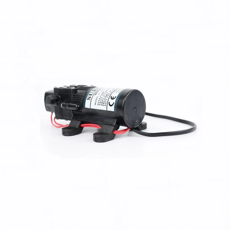 FL-2202 12V DC 전기 분무기 작은 크기 물 펌프 드릴링 기계 고압 자기 흡입 펌프 피팅