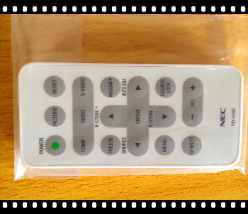 

New Original Remote Control for NEC NP100/ NP200 / NP100+ / NP200+ Projector RE-436E