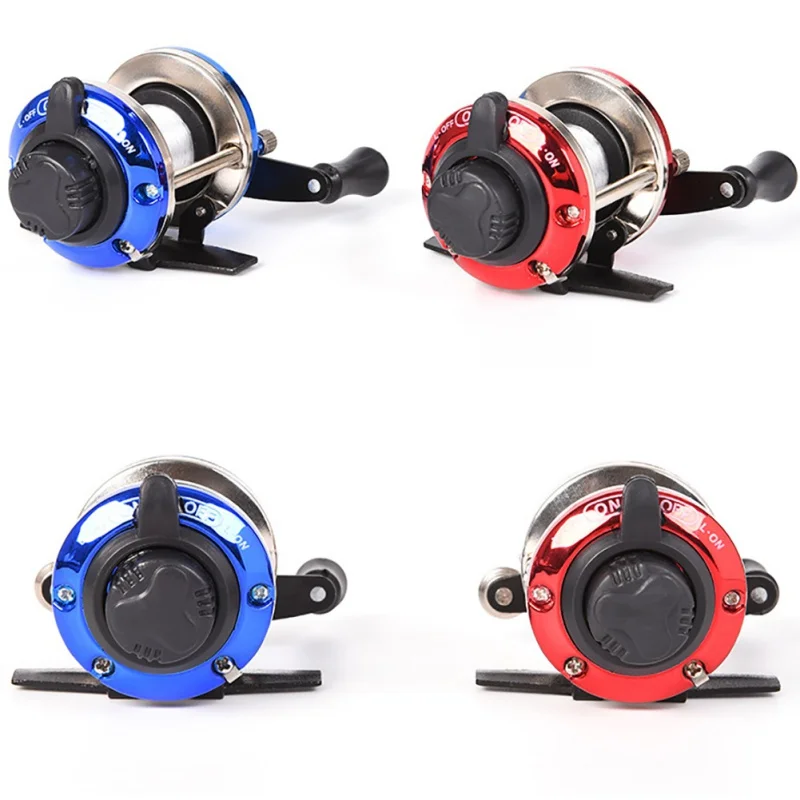 

Small Drum Fishing Ice Winter Fishing Horizontal Line Reservoir Pond Bait Casting Fishing Wheel Fishing Reel Fake Bait
