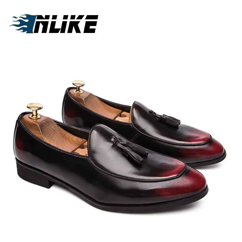 Men's Leather Casual Shoe Business Men Leather Shoes Men Classic Oxford Shoes for Men Formal Shoe Slip-On