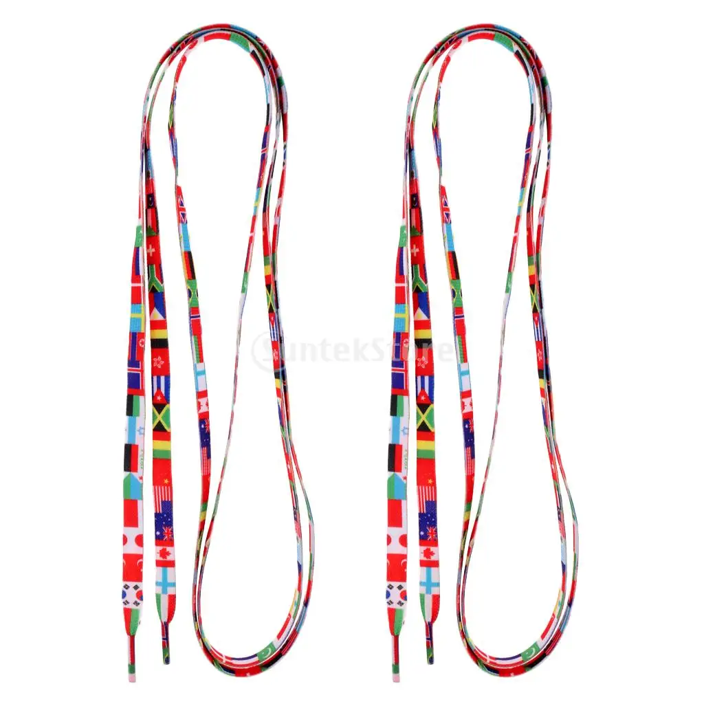 1 Pair Knitted Shoelace for Roller Skates Boots Hockey Skates Optional Color