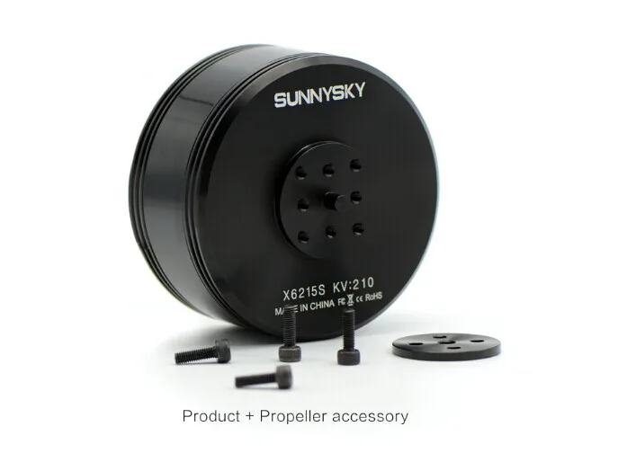 

DXF 1pcs Original Original Sunnysky X6215S KV170 KV210 KV350 4S 6S Brushless Motor for Multicopter Quadcopter RC Airplane