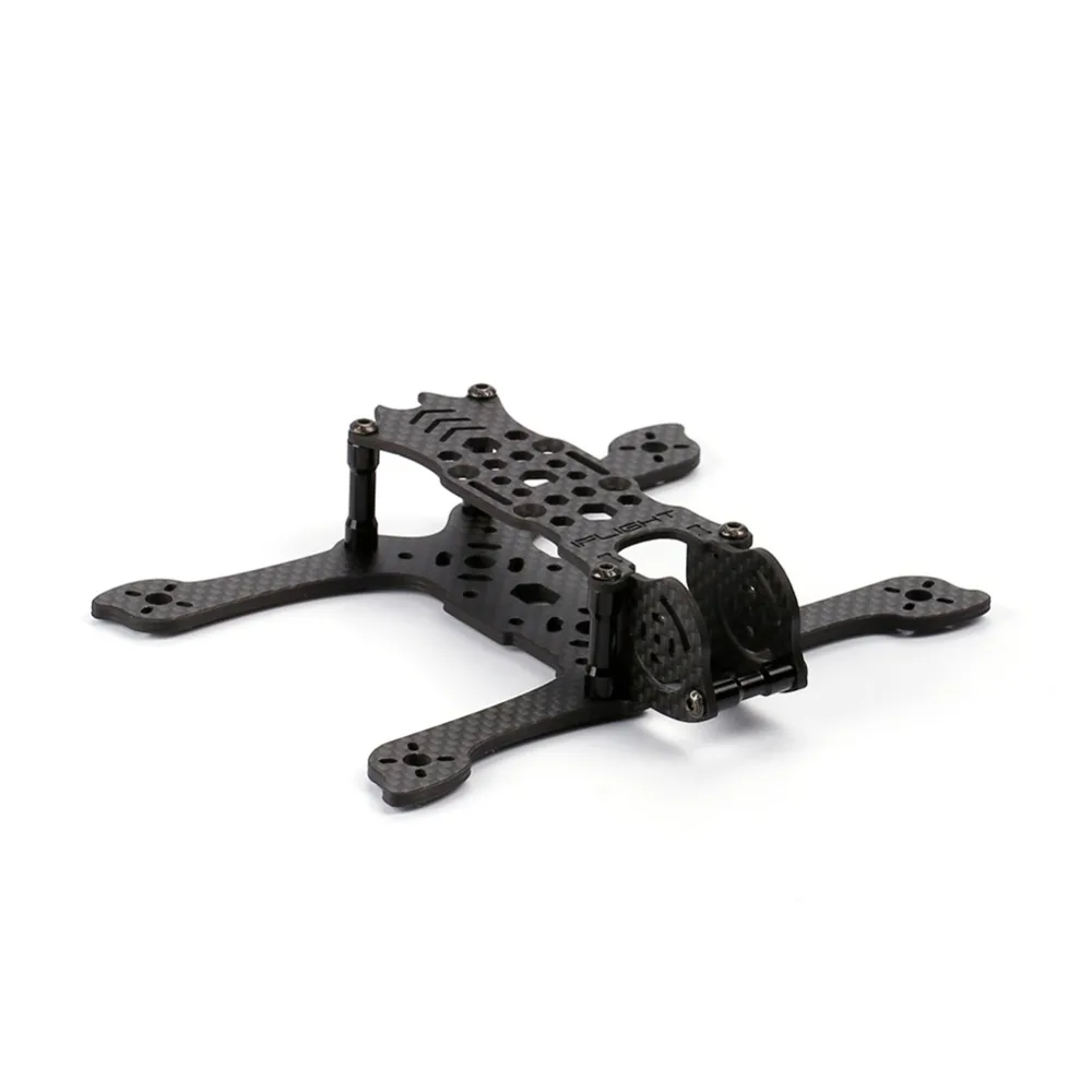 

IFlight Carbon Fiber IH3 V2 Dual Split 142mm 3 Inch Frame with 3mm Arm Compatible 1106 Motor/emax 3024 Propeller for FPV Drone