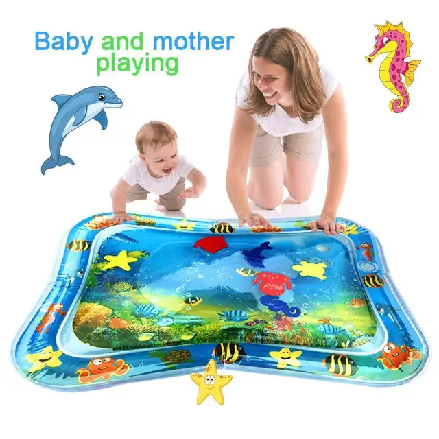 Hot Sales Baby Kids water play mat Inflatable Infant Tummy Time Playmat Toddler for Baby Fun Hot Sales Baby Kids water play mat Inflatable Infant Tummy Time Playmat Toddler for Baby Fun Activity Play Center DropshipTSLM1
