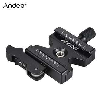 

Andoer CL-50LS Aluminum Quick Release Clamp with Adjustable Lever for Arca Swiss Standard Quick Release Plate Ball Head Tripod