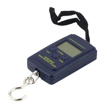 40kg x 10g Mini Digital Scale for Luggage Travel Weighting Steelyard Hanging Electronic Hook Scale Luggage Scales