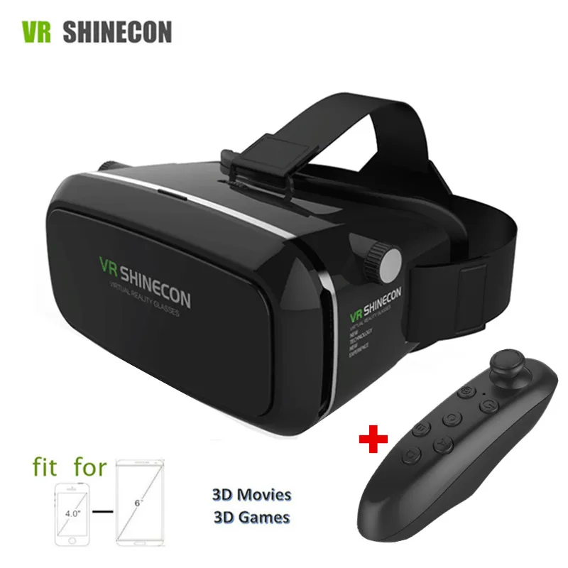 Virtual Reality Smartphone 3D font b VR b font Glasses Goggles Head Glasses Mount Moblie Helmet