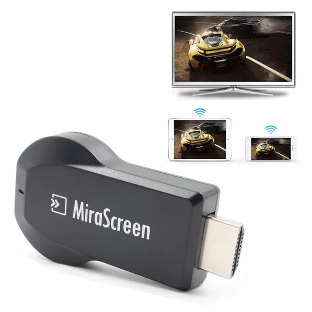 MiraScreen Miracast Chome Cast беспроводной hdmi 1080p tv Stick Адаптер Wifi Дисплей зеркало приемник ключ для ios android