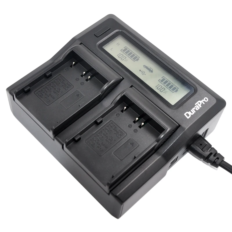 

DuraPro EN-EL3e EN EL3e LCD Double Dual Digital Quick Battery Charger for Nikon D300 D300s D700 D80 D90 D200