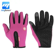Mofaner Ski Bike Gloves Motorcycle Cycling Touch Screen Winter Gloves Windproof Warm Full Finger Glove Racing Guantes Motocross