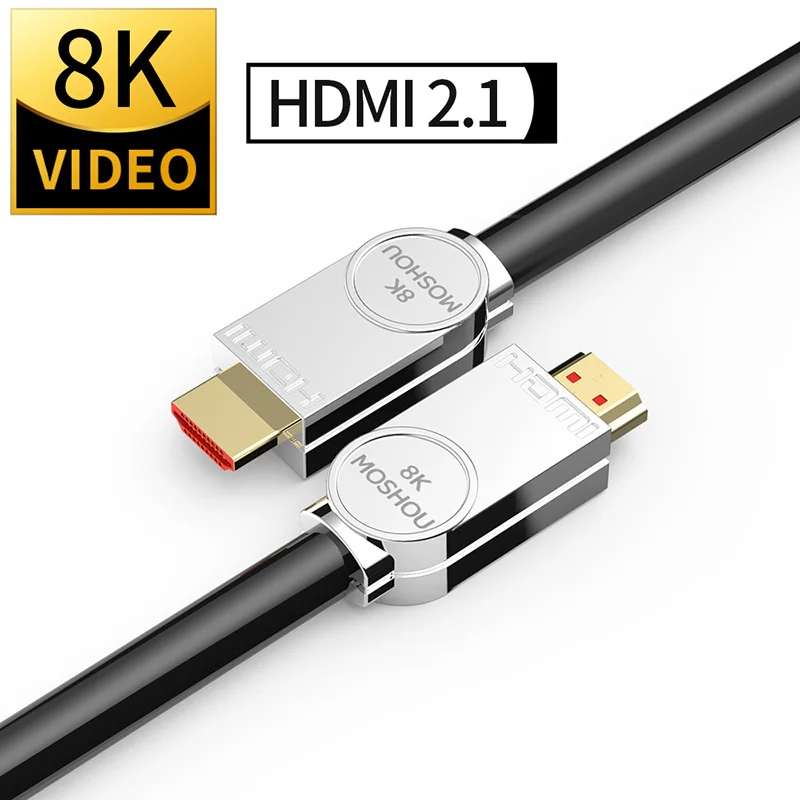  8K HDMI 2.1 Cables 48Gbps 8K@120Hz 4K60@Hz Support Dynamic HDR 4:4:4 HDCP 2.2 3D for TV Amplifier P
