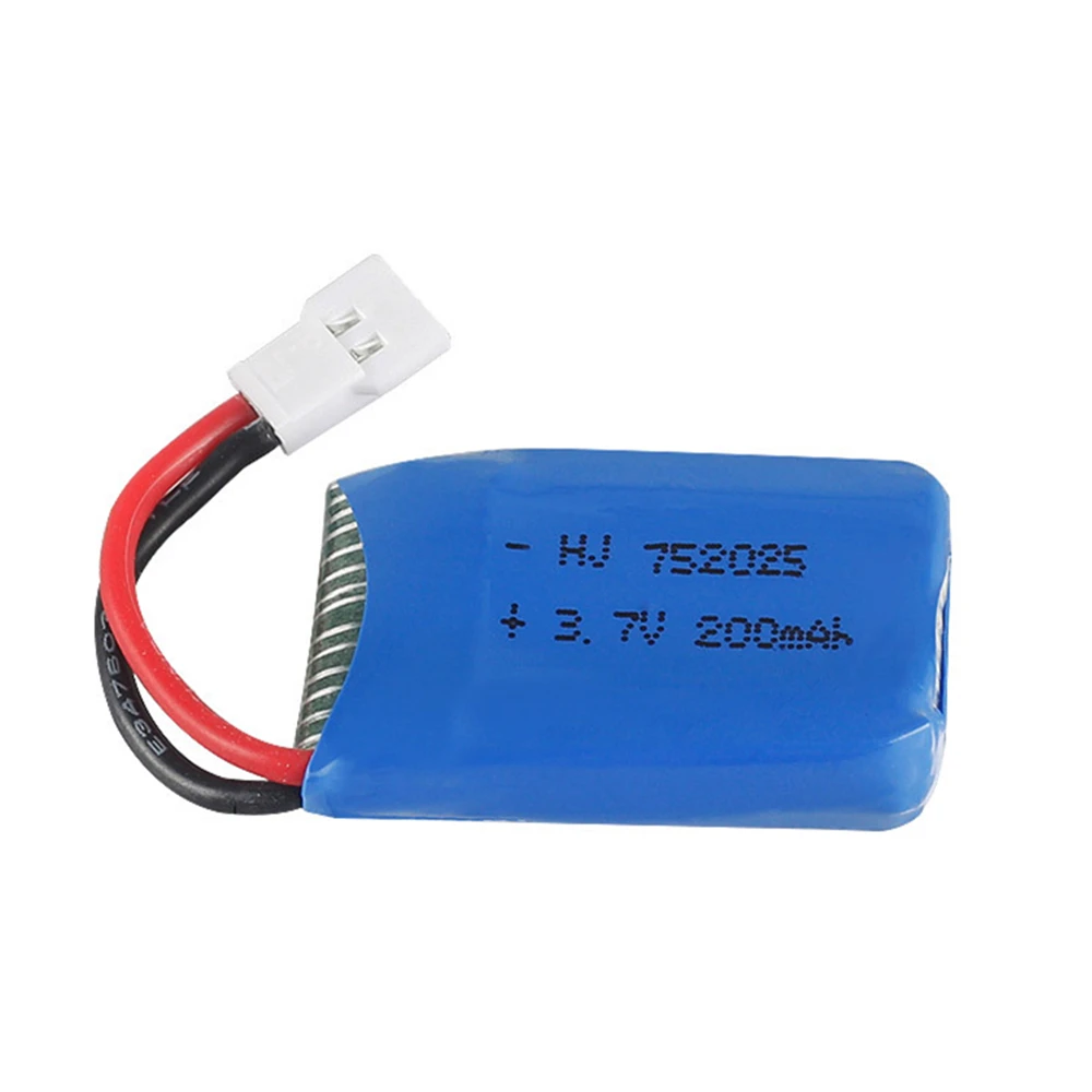 

3.7V 200mAh li-po Battery 702025 For Syma X4 X11 X13 Remote Control Plane Aircraft Battery Lithium Battery Model Aircraft