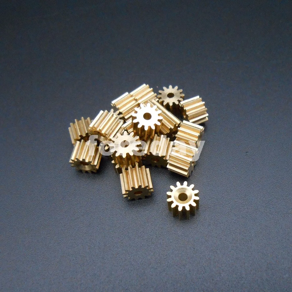

10PCS NEW 12 Teeth Brass Gear 0.5 Modulus T=12 Aperture 2mm DIY Model Accessories 12T 1.95MM 10PCS/LOT *FD347X10