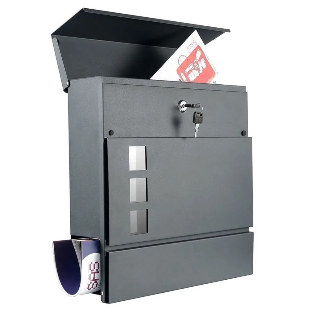 Universal Letter Box Apartments Wall Mounted Letterbox Modern Fence