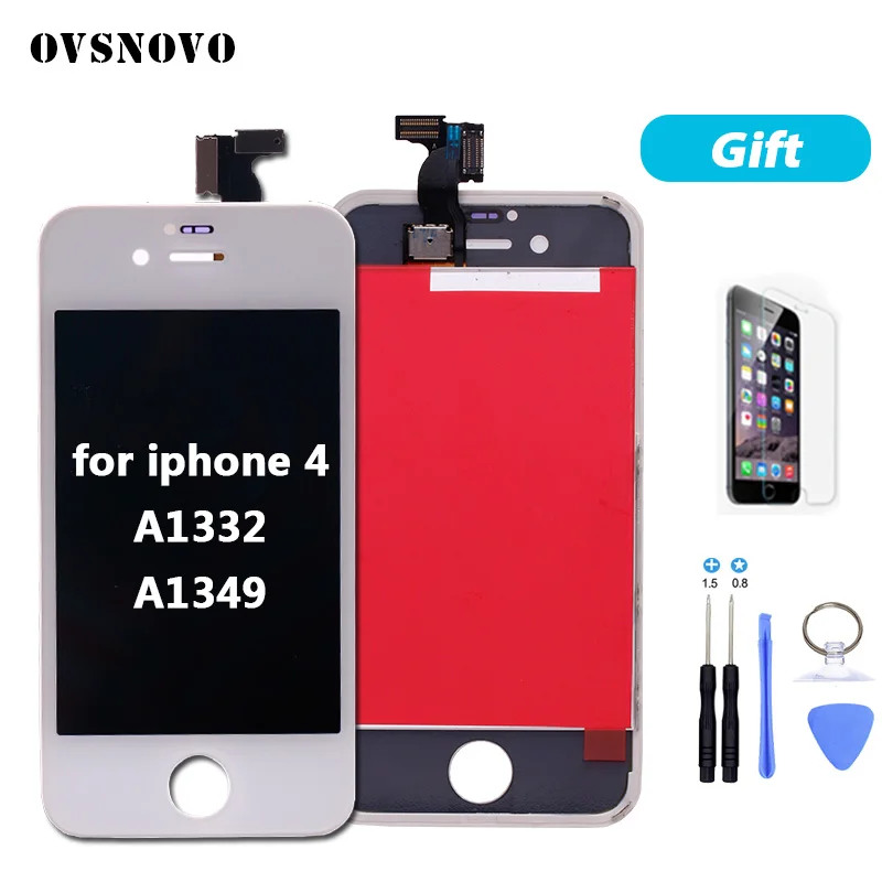 AAA Quality LCD For iPhone 4 Screen Replacement LCD Display Touch Screen Digitizer for 4 A1332 