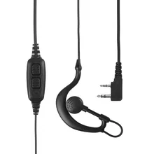 Baofeng GT-5/GT-5TP Headset Accessories Original Dual PTT Earpiece with Mic for GT-5/GT-5TP/82/82L Walkie Talkie Two Way Radio