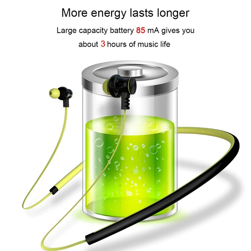 Спортивные bluetooth наушники Icoque магнитные Hifi стерео с микрофоном для телефона Xiaomi
